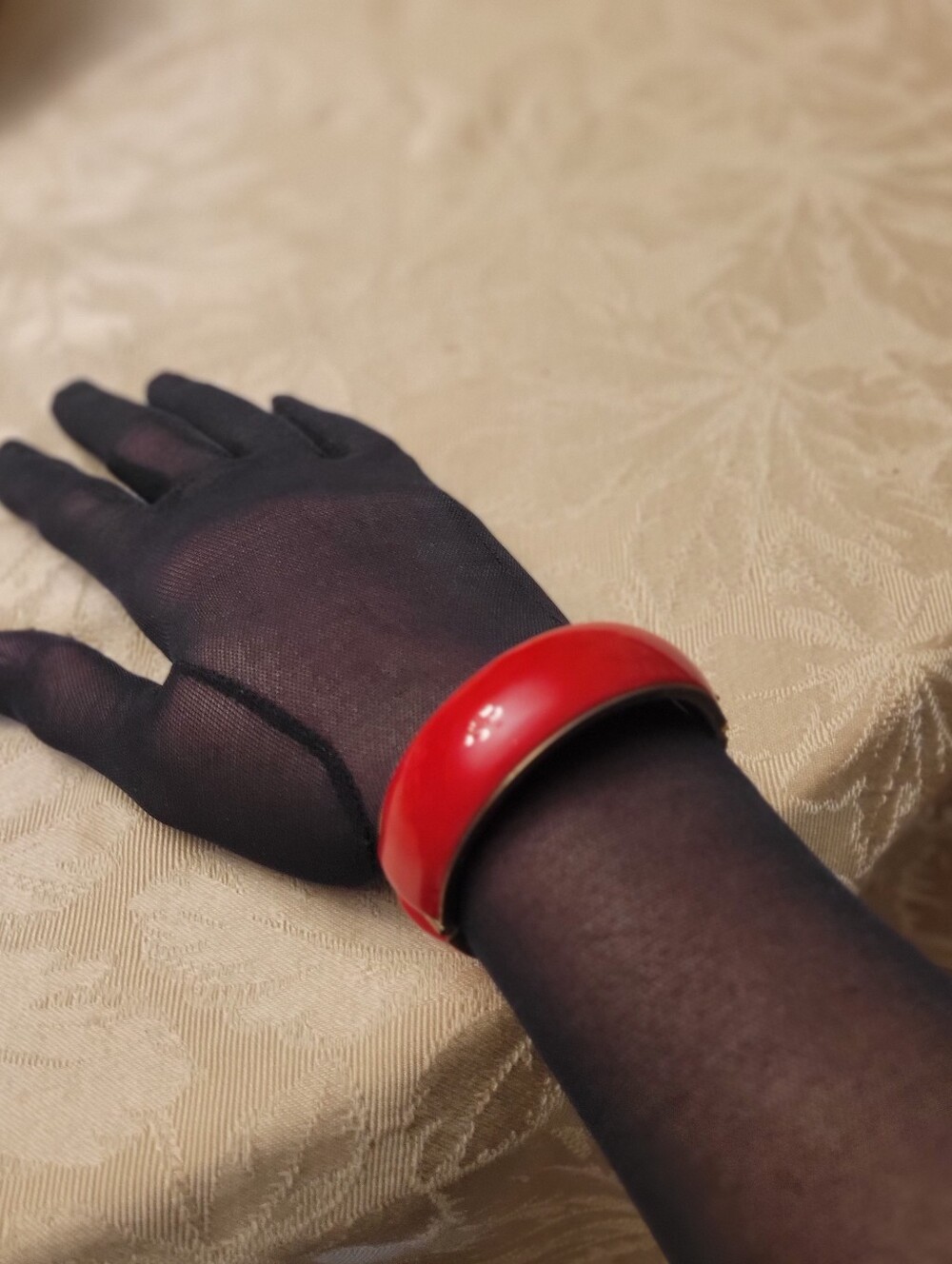 Classic Red Bangle Bracelet - Women Accessories